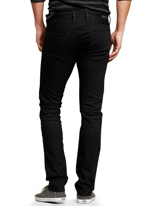 Image number 2 showing, 1969 super skinny fit jeans (black wash)