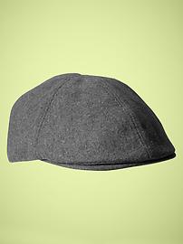 Short brim newsboy cap