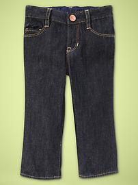 Straight jeans (dark wash)