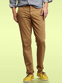 1969 denim-washed garment dye khakis (slim fit)