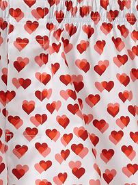 Overlapping heart print boxers