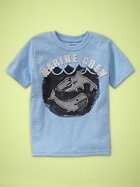 Graphic slub T
