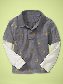 Embroidered 2-in-1 polo