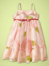 Floral organza dress