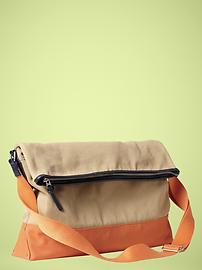 Canvas foldover messenger