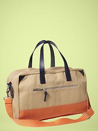 Canvas weekend bag