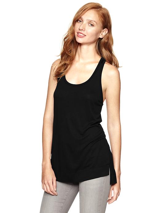 View large product image 1 of 1. Gap Pure racerback tank