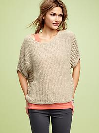 Ribbed cocoon sweater