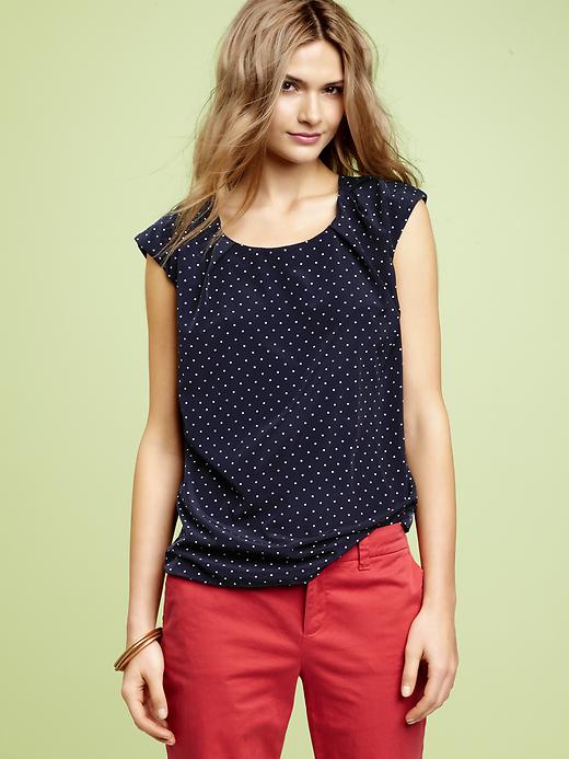 Gap Polka Dot Tucked Shirt
