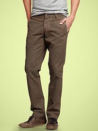 1969 denim-washed coated khakis (slim fit)