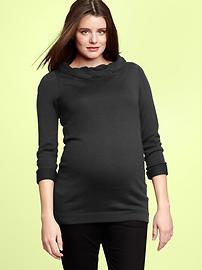 Cable-knit boatneck sweater