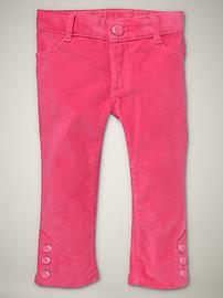 Snappy skinny corduroys