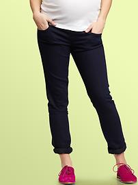 1969 demi panel always skinny cropped jeans