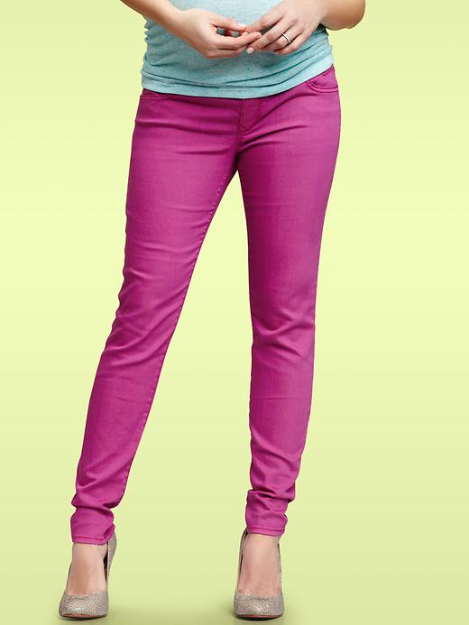 Gap 1969 Nude Demi Panel Always Skinny Jeans