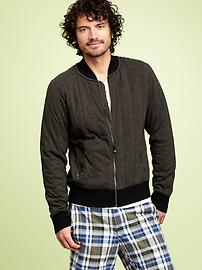 Quilted knit jacket