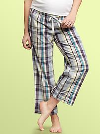 Poplin roll-up pants
