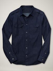 1969 military denim shirt