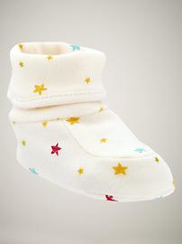Printed booties