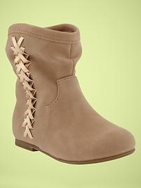 Braided western boots