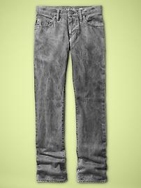 Straight jeans (crushed gray wash)