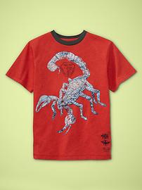 Graphic ringer T
