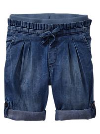 Paper bag roll-up jeans