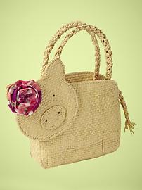 Straw piggy bag