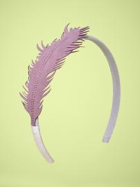 Feather headband