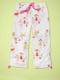 Cinched pajama pants