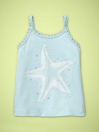 Crocheted graphic tank (12-24 MOS)
