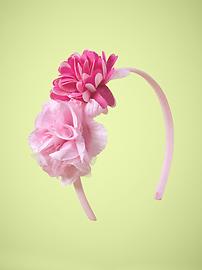Mixed bloom headband