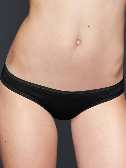 View large product image 1 of 1. Stretch cotton teeny bikini
