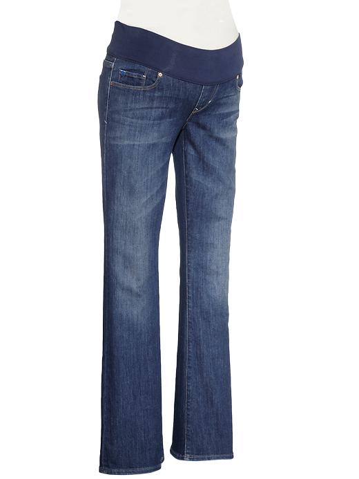 Image number 1 showing, 1969 demi panel long & lean jeans