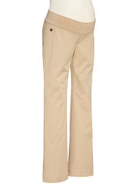 Demi panel slim flare pants