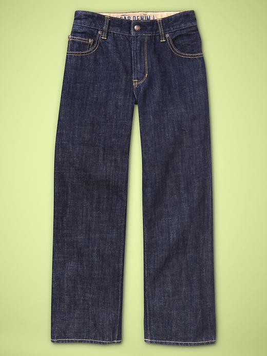 Gap Boys Dark Rinsed Loose Fit Dark Jeans