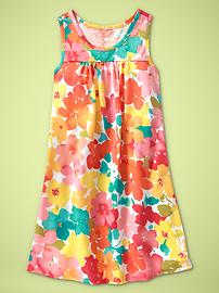 Floral racerback nightgown