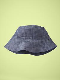 Chambray bucket hat
