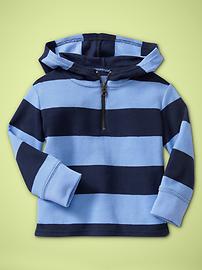 Striped waffle hoodie
