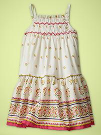 Embroidered floral dress
