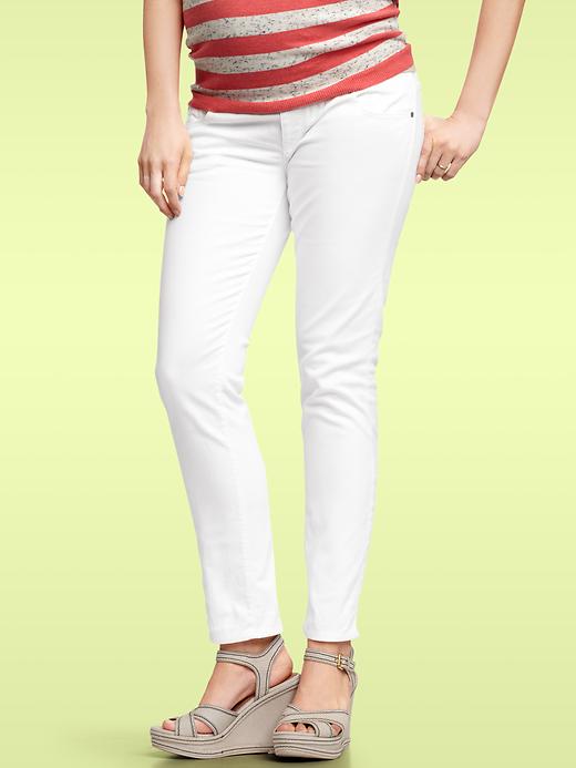 Gap 1969 Nude Demi Panel Always Skinny Jeans