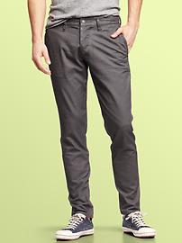 1969 denim-washed oxidized khakis (skinny fit)