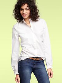 Ruffle-trim shirt
