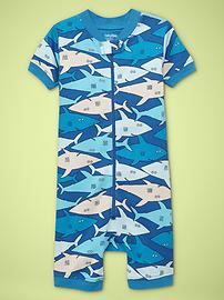 Shark sleep romper