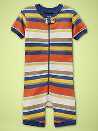Multi-striped romper