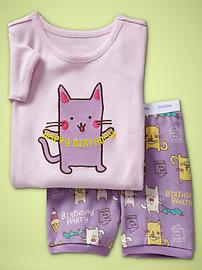 Birthday cat sleep set
