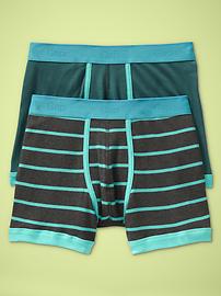 Contrast square cut boxer (2-pack)