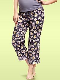 Poplin roll-up pants