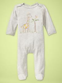 Favorite button one-piece