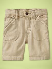 Faded surplus shorts