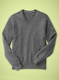 Cotton V-neck sweater